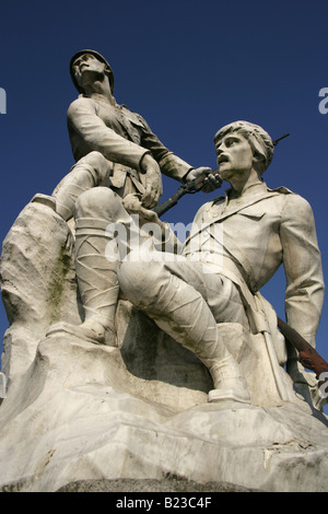 Stadt von Kingston upon Hull, England. Hull Burenkrieg Denkmal am Cenotaph in Hull Paragon Square. Stockfoto