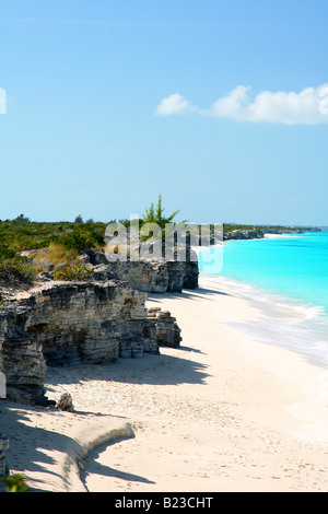 Klippe Strände der großen Wasser-Cay Stockfoto