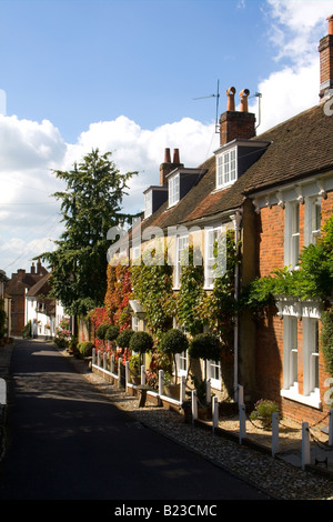 Georgian Houses, St Peters Street Bishops Waltham, Hampshire, England Großbritannien Stockfoto