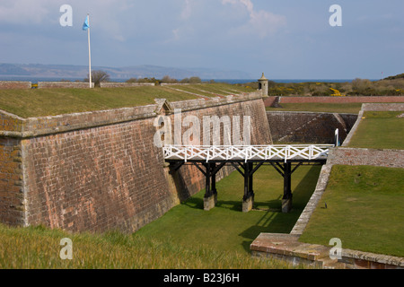 Eingang zum Fort George Nairn Inverness Highland Region Schottland April 2008 Stockfoto