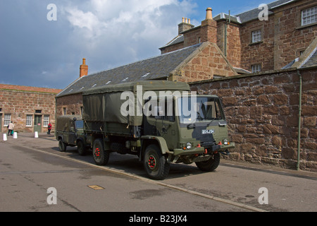 LKW-Militärtransporters Fort George Nairn Inverness Highland Region Schottland April 2008 Stockfoto