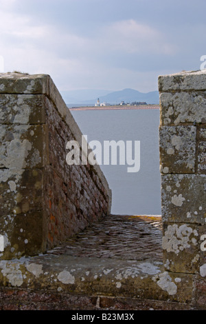 Blick nach Norden von Fort George, Moray Firth Fortrose Leuchtturm Nairn Inverness Highland Region Schottland April 2008 Stockfoto