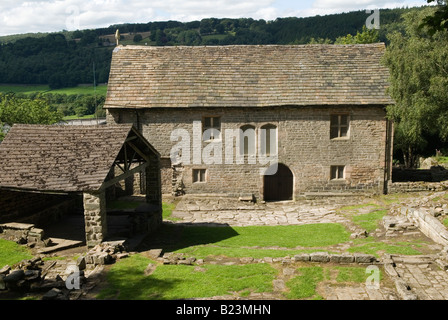 Peak District „Hope Valley“ UK Padley Chapel Grindleford Derbyshire 2008 2000er Jahre UK HOMER SYKES Stockfoto