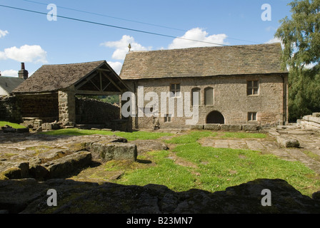 Padley Kapelle, Hope Valley, Peak District in Großbritannien. Römisch-katholische Kapelle Wallfahrtsort. Padley Grindleford Derbyshire England 2008 HOMER SYKES Stockfoto