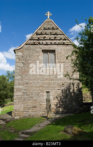 Padley Kapelle, Hope Valley, Peak District in Großbritannien. Römisch-katholische Kapelle Wallfahrtsort. Padley Grindleford Derbyshire England 2008 HOMER SYKES Stockfoto