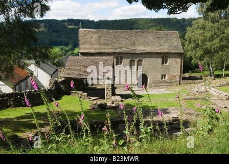 Padley Chapel Peak District „Hope Valley“ Grindleford Derbyshire 2008 2000er Jahre Großbritannien HOMER SYKES Stockfoto