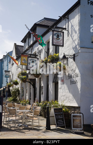 Caernarfon Gwynedd North Wales UK 16. Jahrhundert Black Boy Inn Stockfoto