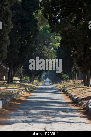 Appia Antica Appian Weise Rom Italien Stockfoto