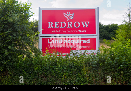 Land erworbenen REDROW für den Wohnungsbau in Abergavenny Monmouthshire South Wales UK EU Stockfoto