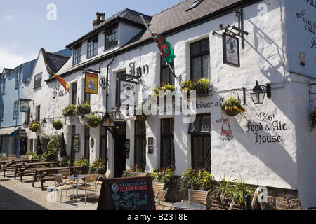 Black Boy Inn aus dem 16. Jahrhundert. Gwynedd Caernarfon North Wales UK Großbritannien Stockfoto