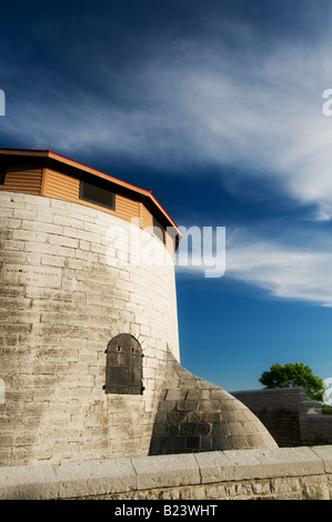 Murney Martello-Turm wurde im Jahre 1846 als Teil der Verteidigung von Kingston Ontario Kanada zum Schutz gegen Angriffe aus den USA gebaut. Stockfoto