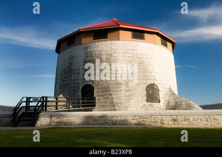 Murney Martello-Turm wurde im Jahre 1846 als Teil der Verteidigung von Kingston Ontario Kanada zum Schutz gegen Angriffe aus den USA gebaut. Stockfoto
