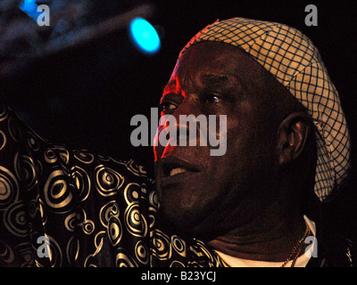 Ein Porträt von Blues-Legende Buddy Guy, Durchführung auf dem North Sea Jazz Festival Stockfoto