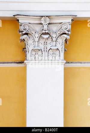 Architekturdetail, Universität Helsinki, Main Bibliotheksgebäude, der Senatsplatz, zentral-Helsinki, Finnland Stockfoto