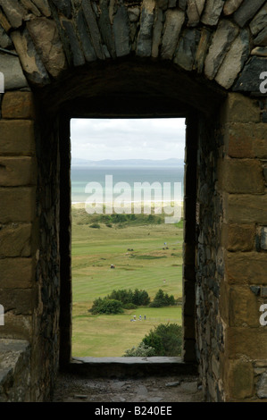 Harlech Castle, Gwynedd, Nordwales Stockfoto