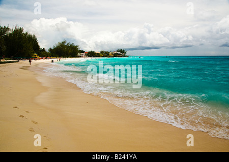 Rockley Beach an der Südküste von Barbados Stockfoto