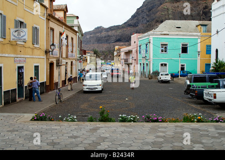 Ribeira Grande auf Santo Antao Stockfoto