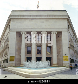 Bau der kroatischen Nationalbank Zagreb Kroatien Stockfoto