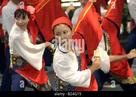 Yosakoi Matsuri (Tanz-Festival), Omotesando, Tokio, Japan Stockfoto