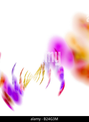 Abstrakte Fraktal-Kunstwerk, das macht einen großen High-Tech-Art-Element oder Hintergrund für jedes Design-Projekt Stockfoto