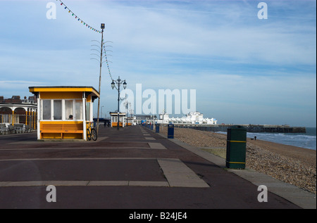 Tierheim am Southsea Meer Stockfoto