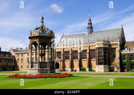 Große Hof, Trinity College, Cambridge, England, Vereinigtes Königreich Stockfoto