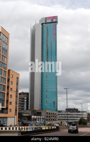 Himmel leben Radisson SAS Hotel in der modernen Architektur Birmingham uk Stockfoto