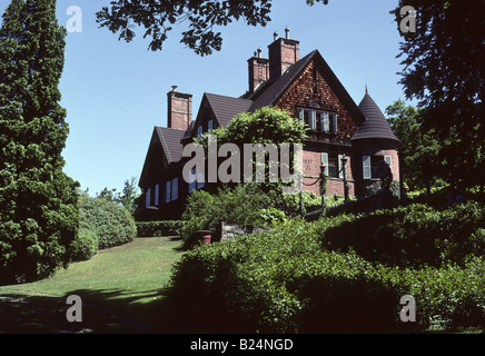 Bimsen Stockbridge USA Landhaus in amerikanischen Schindel Stil Architekt Stanford White Stockfoto