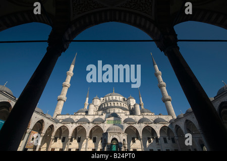 Die blaue Moschee (Sultan Ahmet Cami) in Istanbul Türkei Stockfoto