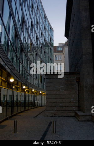 Hotel Best Western Berlin Mitte neben dem berühmten zweiten Krieg Banana Bunker Stockfoto