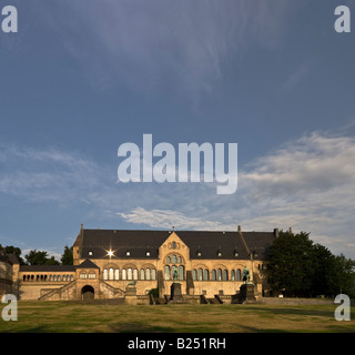 Die Kaiserpfalz in Goslar Deutschland wurde als Residenz für Heinrich III., Kaiser des Heiligen Römischen Reiches, ab ca. 1040-1050 n. Chr. gebaut. Stockfoto