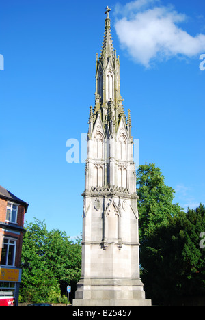 Gilbert Scott hoch 'Elenor Cross', Bath Street, Ashby-de-la-Zouch, Leicestershire, England, Vereinigtes Königreich Stockfoto