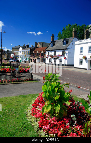Chatteris Stadt Hautpstraße Fenland Cambridgeshire East Anglia England Großbritannien Großbritannien Stockfoto