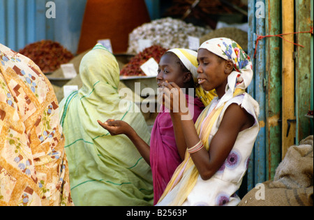 Omdurman Sudan Frauen am Markt Stockfoto