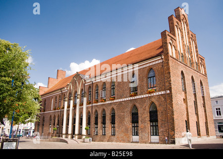 Rathaus von Parchim, Mecklenburg Western Pomerania, Deutschland Stockfoto