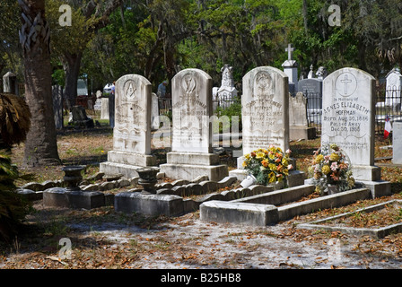 Friedhof der frühen Apalachicola Altstadt Friedhof Apalachicola Florida Stockfoto