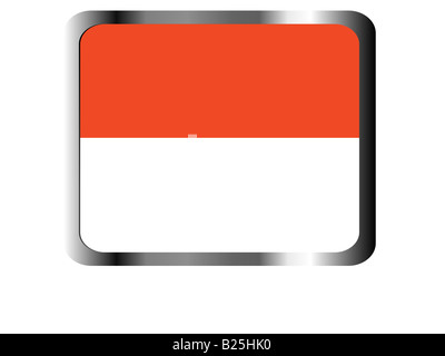 Indonesien Flagge Stockfoto