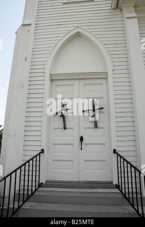 Methodist Episcopal Church South 1901 Renaissance neugotischen Stil Apalachicola, Florida Stockfoto