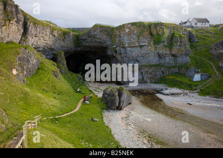 Smoo Cave in Durness Stockfoto