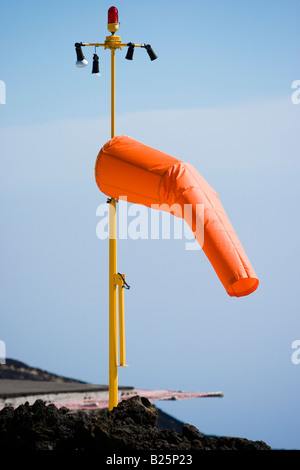 Roter Wind Kegel auf den Ätna, Sizilien, Italien Stockfoto