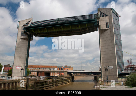 Die River Hull Gezeiten Barriere bei Kingston upon Hull Stockfoto