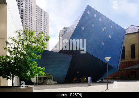 Zeitgenössische jüdische Museum Ergänzung entworfen von Daniel Libeskind in San Francisco Kalifornien, USA Stockfoto