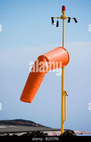 Roter Wind Kegel auf den Ätna, Sizilien, Italien Stockfoto