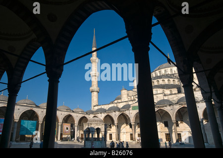 Die blaue Moschee (Sultan Ahmet Cami) in Istanbul Türkei Stockfoto