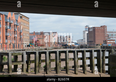 River Hull und Museumsviertel in Kingston upon Hull Stockfoto