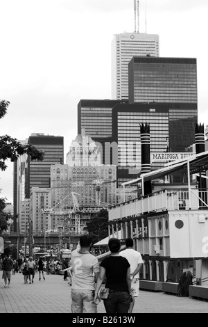 Beliebte Harbourfront in Toronto Kanada Stockfoto