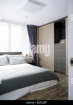 Schlafzimmer Innenraum Stockfoto