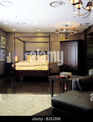 Schlafzimmer Innenraum Stockfoto