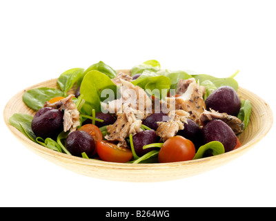 Geräucherte Makrele Salat Stockfoto