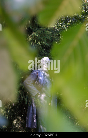 Lenin-Statue im Grutas Park, in der Nähe von Druskininkai. Thema des Freilichtmuseums ist sowjetischen Erinnerungsstücke, Litauen Stockfoto
